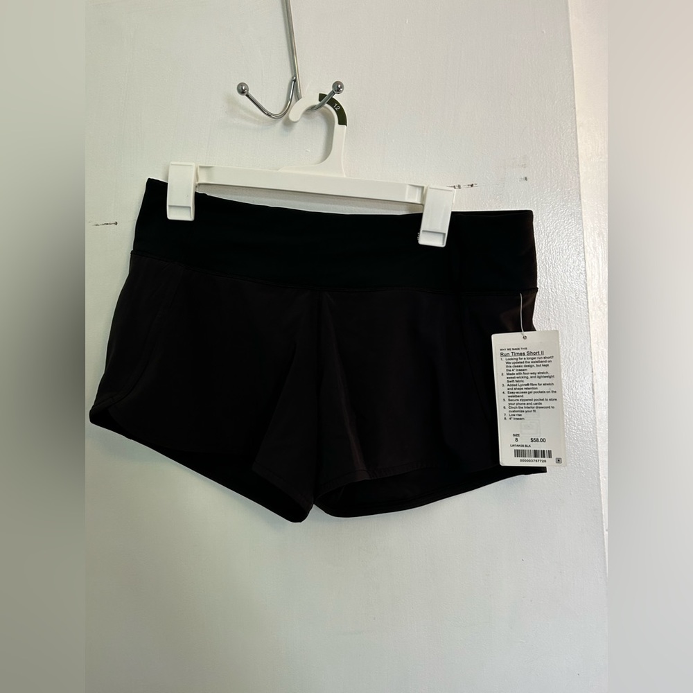 NEW WITH TAGS LULULEMON shorts